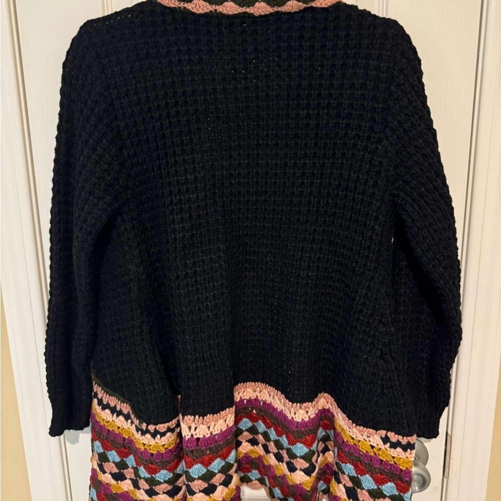 Colorful Patterned Women's Cardigan - Picture 2 of 4